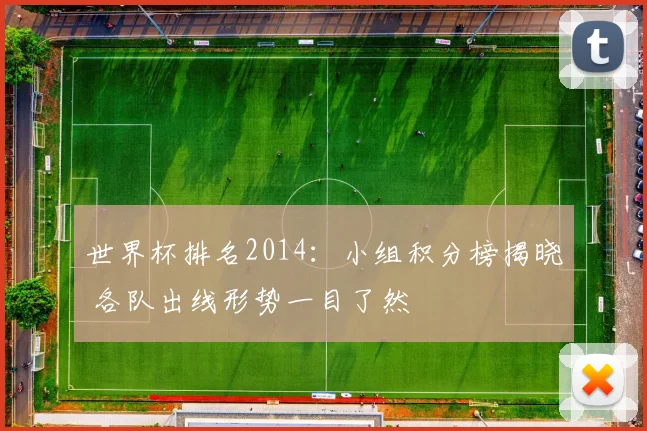 世界杯排名2014：小组积分榜揭晓 各队出线形势一目了然